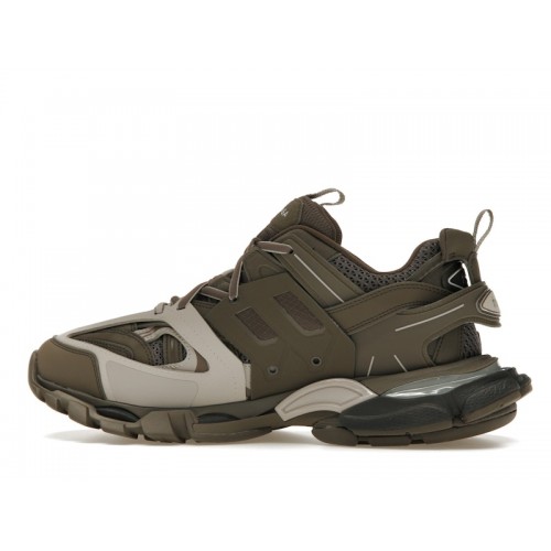 Кроссы Balenciaga Track Brown Beige - мужская сетка размеров