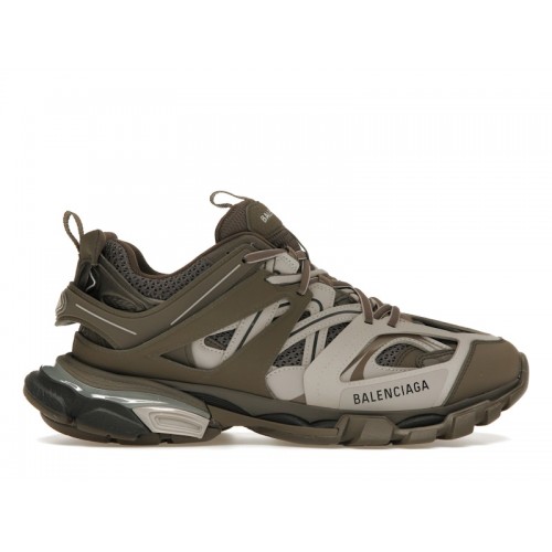 Кроссы Balenciaga Track Brown Beige - мужская сетка размеров