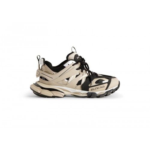 Кроссы Balenciaga Track Beige Black - мужская сетка размеров