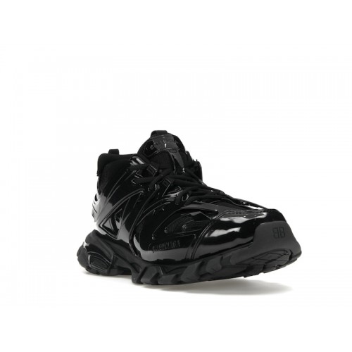 Кроссы Balenciaga Track Black Patent - мужская сетка размеров