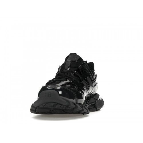 Кроссы Balenciaga Track Black Patent - мужская сетка размеров