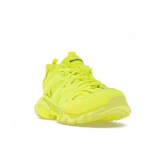 Кроссы Balenciaga Track Full Mesh Neon Yellow Black - мужская сетка размеров
