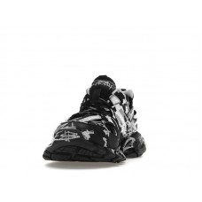 Balenciaga Track Graffiti Black White