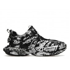 Кроссовки Balenciaga Track Graffiti Black White