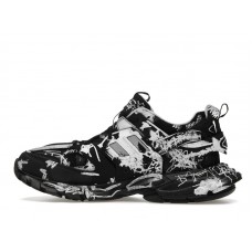 Balenciaga Track Graffiti Black White