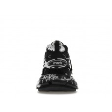 Balenciaga Track Graffiti Black White