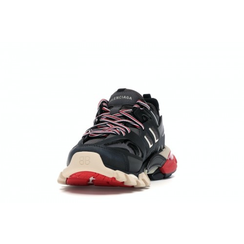 Кроссы Balenciaga Track Black Red (W) - женская сетка размеров