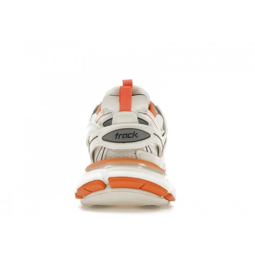 Кроссы Balenciaga Track White Orange (W) - женская сетка размеров