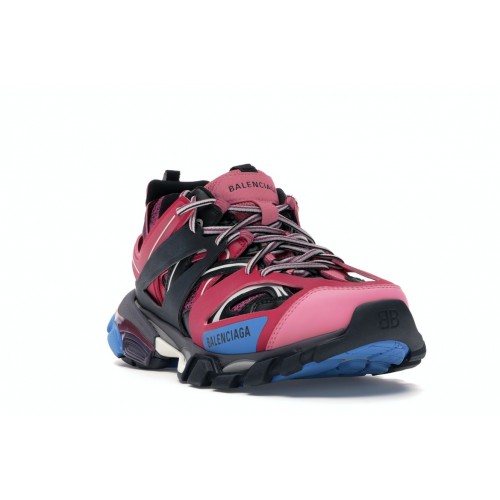 Кроссы Balenciaga Track Pink Blue (W) - женская сетка размеров