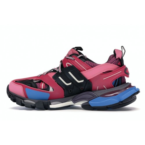Кроссы Balenciaga Track Pink Blue (W) - женская сетка размеров