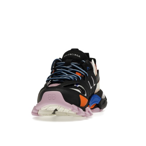 Кроссы Balenciaga Track Trainers Black Orange (W) - женская сетка размеров