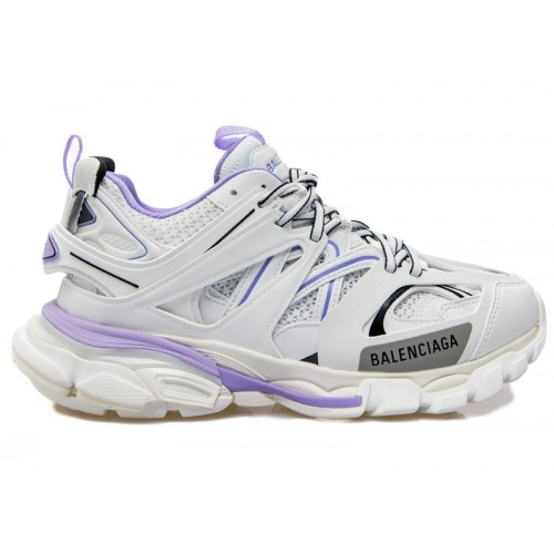 Кроссы Balenciaga Track White Lilac (W) - женская сетка размеров