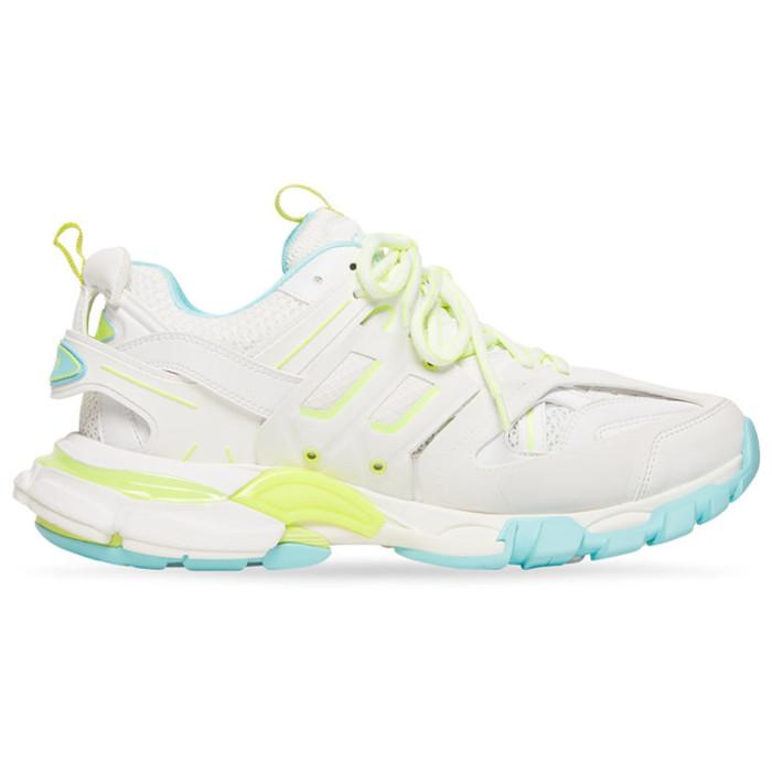 Balenciaga Track White Fluorescent Yellow Turquoise (W) - женская сетка размеров Balenciaga Track White Fluorescent Yellow Turquoise (W) - женская сетка размеров