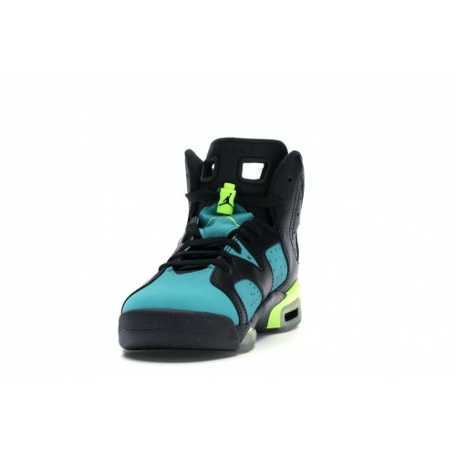 Кроссы Jordan 6 Retro Turbo Green (GS) - подростковая сетка размеров