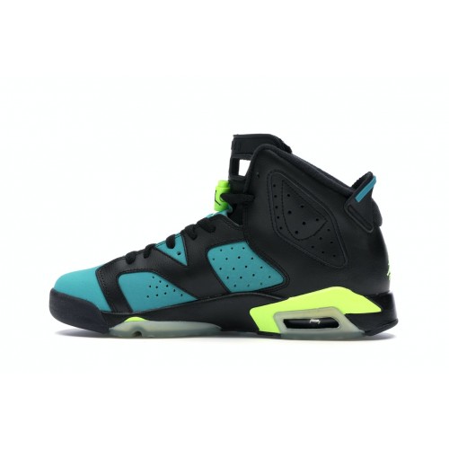 Кроссы Jordan 6 Retro Turbo Green (GS) - подростковая сетка размеров