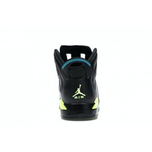 Кроссы Jordan 6 Retro Turbo Green (GS) - подростковая сетка размеров