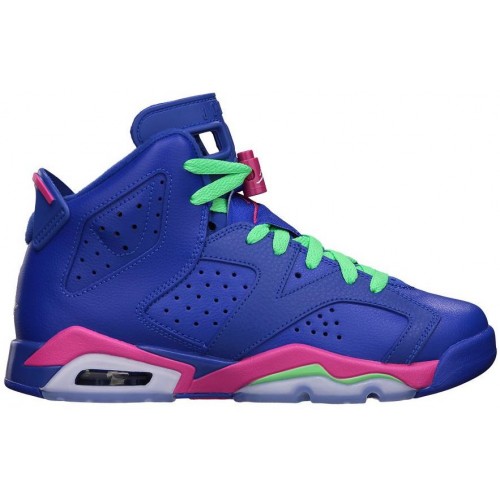 Кроссы Jordan 6 Retro Game Royal (GS) - подростковая сетка размеров