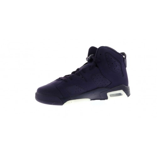 Кроссы Jordan 6 Retro Purple Dynasty (GS) - подростковая сетка размеров