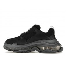 Женские кроссовки Balenciaga Triple S Black Clear Sole (W)