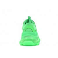 Женские кроссовки Balenciaga Triple S Neon Green Clear Sole (W)