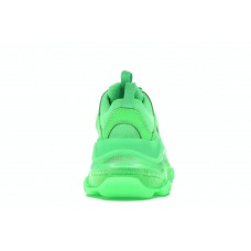 Женские кроссовки Balenciaga Triple S Neon Green Clear Sole (W)