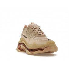 Женские кроссовки Balenciaga Triple S Clear Sole Beige (W)