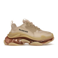 Женские кроссовки Balenciaga Triple S Clear Sole Beige (W)