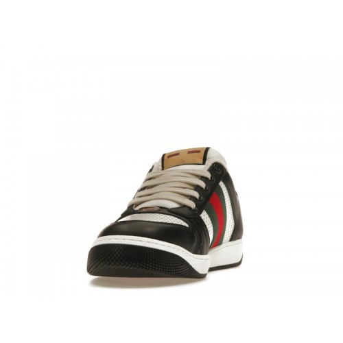 Gucci Screener Black White Green Red Web - мужская сетка размеров