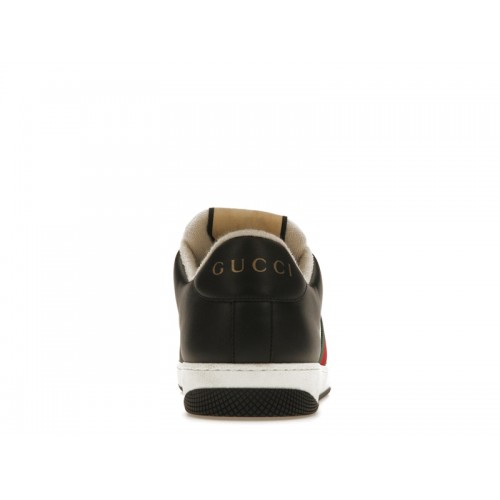 Gucci Screener Black White Green Red Web - мужская сетка размеров