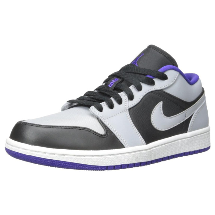 Air Jordan 1 Low Black Concord Wolf Grey - мужская сетка размеров Air Jordan 1 Low Black Concord Wolf Grey - мужская сетка размеров