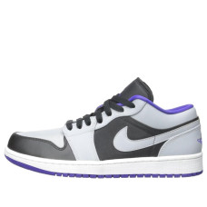 Jordan 1 Low Black Dark Concord Wolf Grey