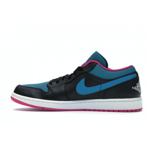 Кроссы Jordan 1 Low South Beach - мужская сетка размеров