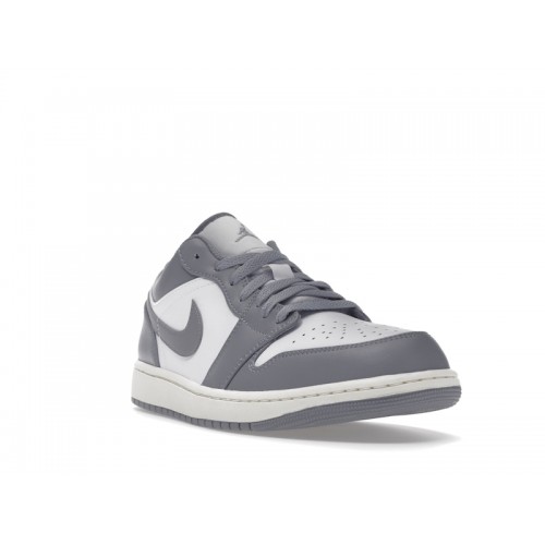 Кроссы Air Jordan 1 Low Vintage Stealth Grey - мужская сетка размеров