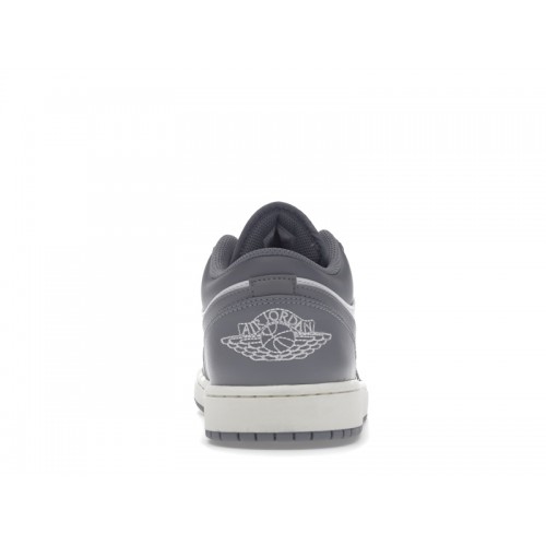 Кроссы Air Jordan 1 Low Vintage Stealth Grey - мужская сетка размеров