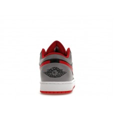 Jordan 1 Low Black Light Smoke Grey Gym Red