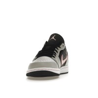 Jordan 1 Low Black Grey Pink