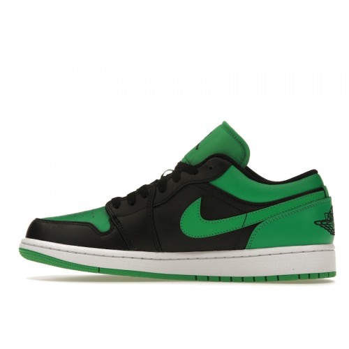 Кроссы Jordan 1 Low Lucky Green - мужская сетка размеров