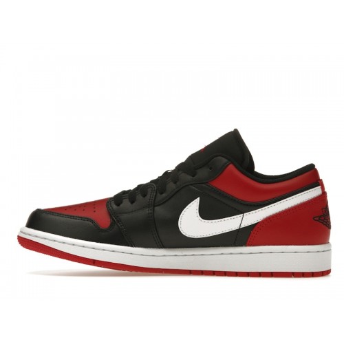 Кроссы Jordan 1 Low Alternate Bred Toe - мужская сетка размеров