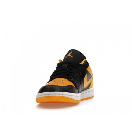 Кроссы Jordan 1 Low Yellow Ochre - мужская сетка размеров