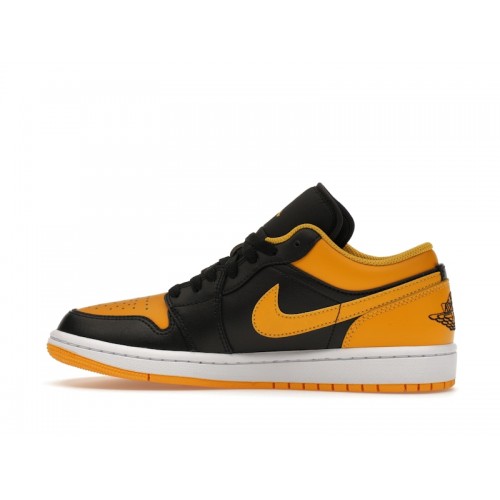 Кроссы Jordan 1 Low Yellow Ochre - мужская сетка размеров