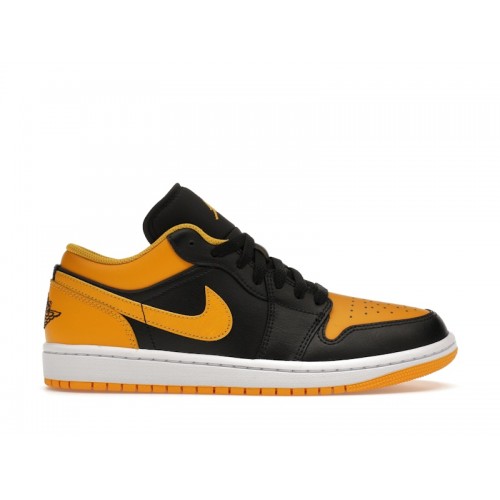 Кроссы Jordan 1 Low Yellow Ochre - мужская сетка размеров