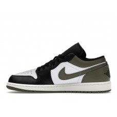 Jordan 1 Low Black Toe Medium Olive