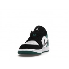 Jordan 1 Low White Black Mystic Green
