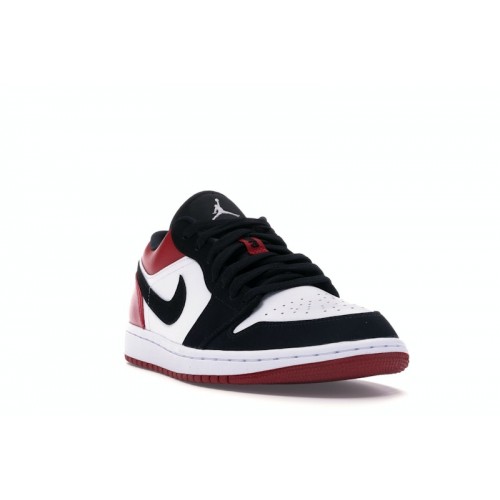 Кроссы Jordan 1 Low Black Toe (2019) - мужская сетка размеров