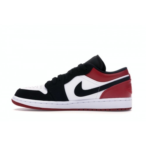 Кроссы Jordan 1 Low Black Toe (2019) - мужская сетка размеров