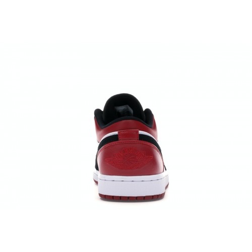 Кроссы Jordan 1 Low Black Toe (2019) - мужская сетка размеров