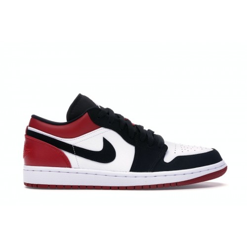 Кроссы Jordan 1 Low Black Toe (2019) - мужская сетка размеров