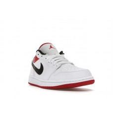 Jordan 1 Low White University Red Black