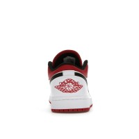 Jordan 1 Low White University Red Black