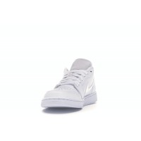 Jordan 1 Low Triple White Fog Grey